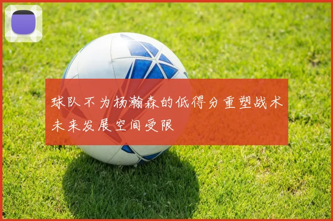 球队不为杨瀚森的低得分重塑战术未来发展空间受限